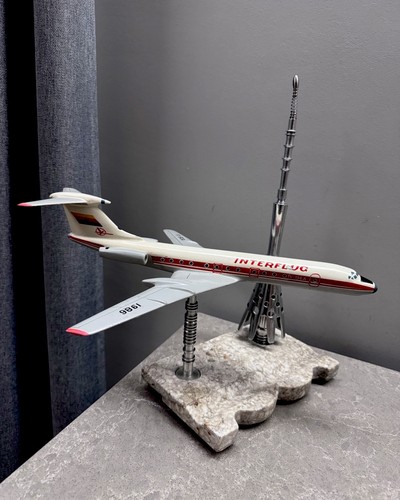 Vintage interflug 134a - interflug, tu-134a