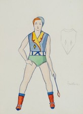 Futuristisches Kostüm einer