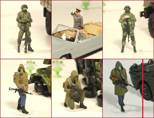 Militar figure green man - figure,