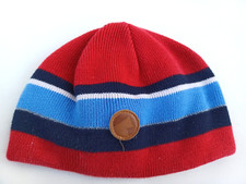Fin Kid Finkid Mütze Beanie rot Streifen NP 35€ Gr 54cm
