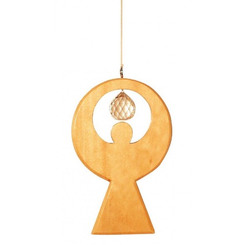 Kristallobjekt engel holz - engel,
