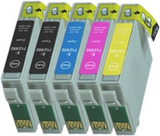 5x T0711 T0714 XL Patronen für Epson Stylus SX205 SX210 SX 215 SX218 SX115 T0715