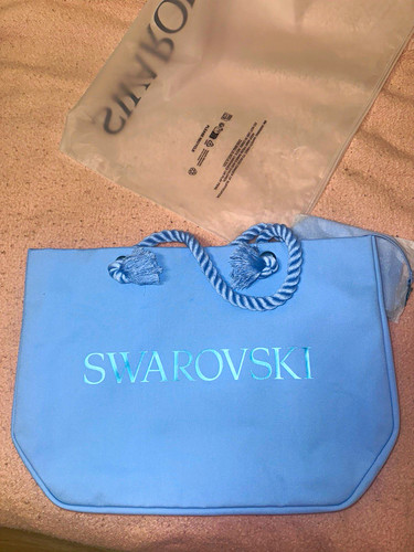 Swarovski strandtadche blau - strandtadche,
