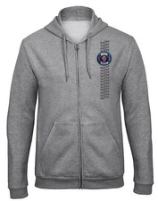 Saab Scania Auto Kapuzenpullover Hooded Sweatjacke mit Reißverschluss-9108-Grau