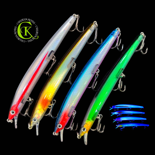 13cm wobbler zanderbait - 4x,
