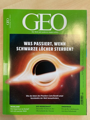 Geo ausgabe 2024 magazin - geo, 04