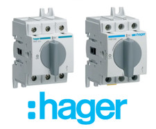 HAGER  Lasttrennschalter 3 polig 40A/63A für Hutschiene oder Montageplatte