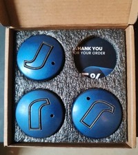 Rondell Nabenkappen Blau Original Gebraucht Drei Stück