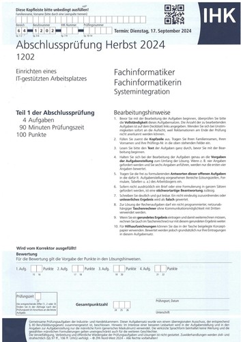 Original ihk prüfung - ihk,