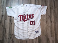 Minnesota Twins Baseball Trikot MLB Authentic Gr. 48 #01 Mountain Dew Fanatic
