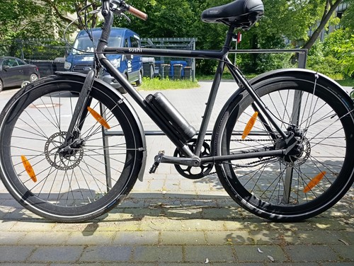 Sushi maki black bike - sushi, e-bike