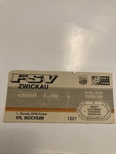 FSV Zwickau Ticket 1998/99 –