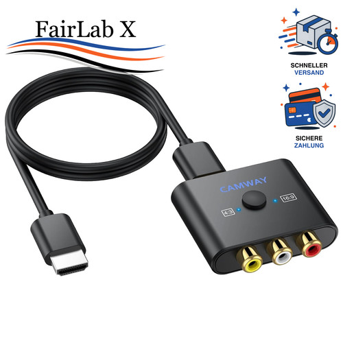 Rca auf hdmi adapter 1080p - rca,