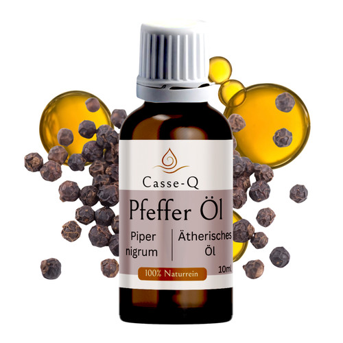 Schwarzes pfefferöl - schwarzes,