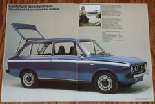 1973 DAF 66 Marathon Prospekt brochure n 33 44 55 Volvo