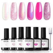 UV Nagellack, 6 Farben Cat Eye