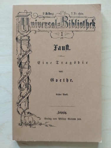 Faust eine tragödie von - eine,