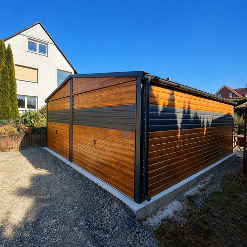 Blechgarage 6x6 carport - 6x6, m