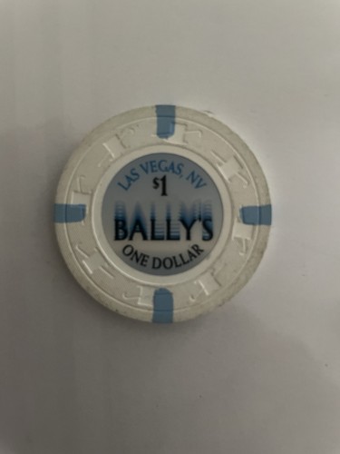 Bally poker chip - bally's, $1