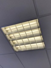 14 Deckenleuchten /  Rasterleuchte / Einlegeleuchte m. Leuchtmittel 4 x 18 W/740