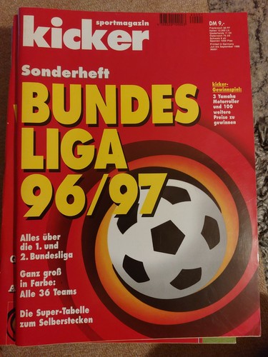 Kicker sonderheft bundesliga - kicker,