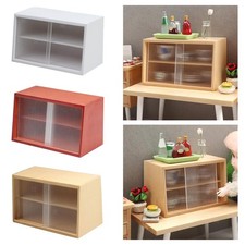 Maßstab 1:12 Puppenhaus Miniatur Möbel Kuchen Vitrine zur Dekoration