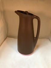 Tupperware NEU ThermoTup Kaffee Tee Kanne Thermoskanne 1,0 L Braun/Rosa