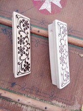 2 x Bay Keramik Verdunster f. Rippenheizkörper Luftbefeuchter Vintage Retro Vase