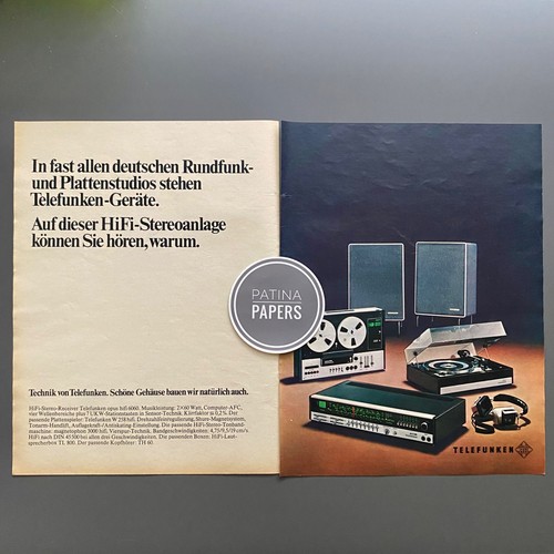 1973 telefunken hifi - telefunken,