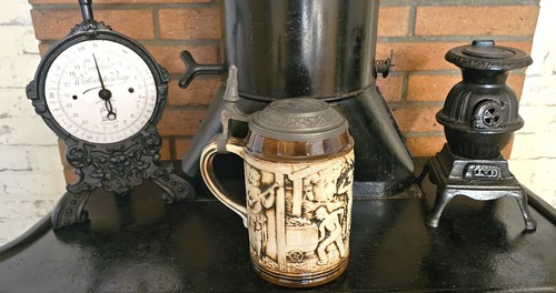 Bergbau bierkrug mit - ,