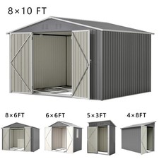 Grau Geräteschuppen Metall