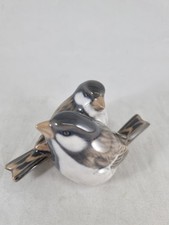 Porzellan Figur Pärchen Spatz Copenhagen