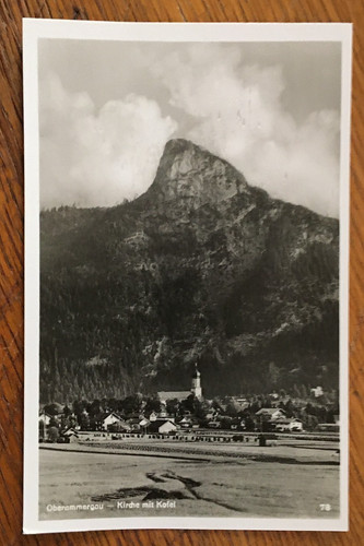 Bayern oberammergau - ak., "