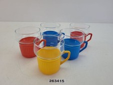 5x Tee-Gläser DDR vintage