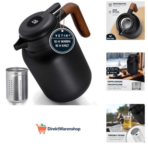 Thermoskanne mit teesieb 5l - thermoskanne, 1,5l