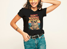 Damen T-Shirt Shirt Dont Worry