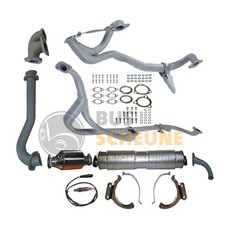 VW Bus T2 T3 Auspuff Endtopf & Edelstahlkat komplett WBX 1,9 2,1 Benziner WBX