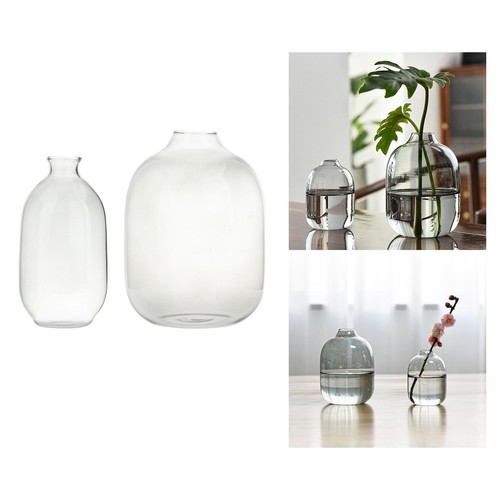 Klarglas krugvase dekoratives - klarglas-krugvase,,