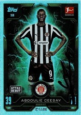 Abdoulie Ceesay  FC.St.PAULI  MATCH ATTAX 2025/26 signiert-Nr:358-25/26 original