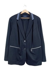 Fiora blue sweatblazer - blue, damen