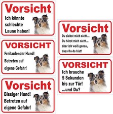 Schild Vorsicht Sheltie
