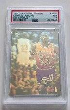 1991 Upper Deck Michael Jordan Award Winner MVP Hologram #AW4 PSA 7 