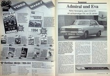 Oldtimer Praxis 11/1995 Opel
