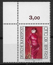 Bund 1991 ** Mi 1572 Otto Dix