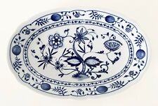 DDR Vintage Kahla Geschirr Servierplatte Vorlegeplatte Zwiebelmuster