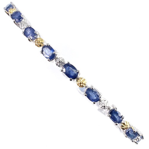 Saphir armband 925 - 925, 585