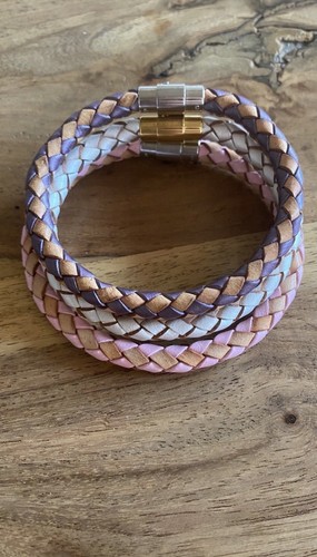 Lederarmbänder mit - 3,