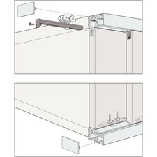 HAWA Regal - C 26 HM IS - Schiebetürbeschlag Innenfront, 1 Tür