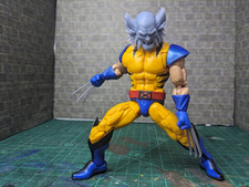 Feral Wolverine  Custom Head For Marvel Legends Action Figures 