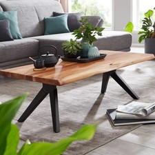 Couchtisch akazie massivholz - couchtisch,